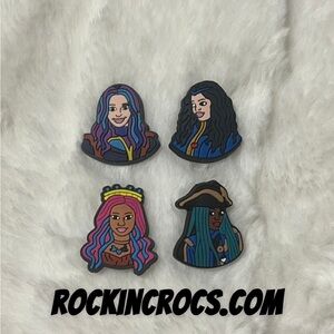 Descendants Croc Charms